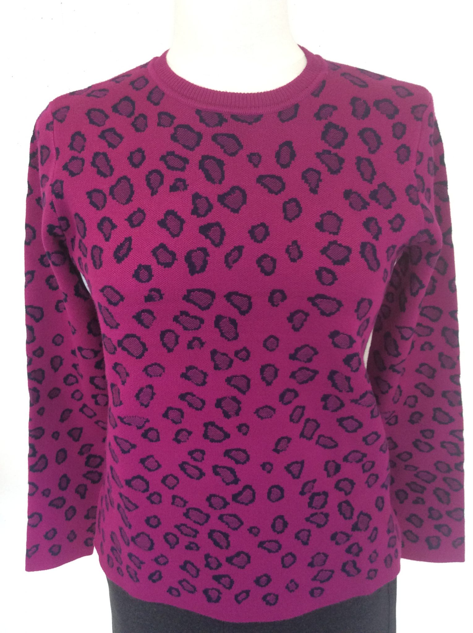 ladies magenta jumper