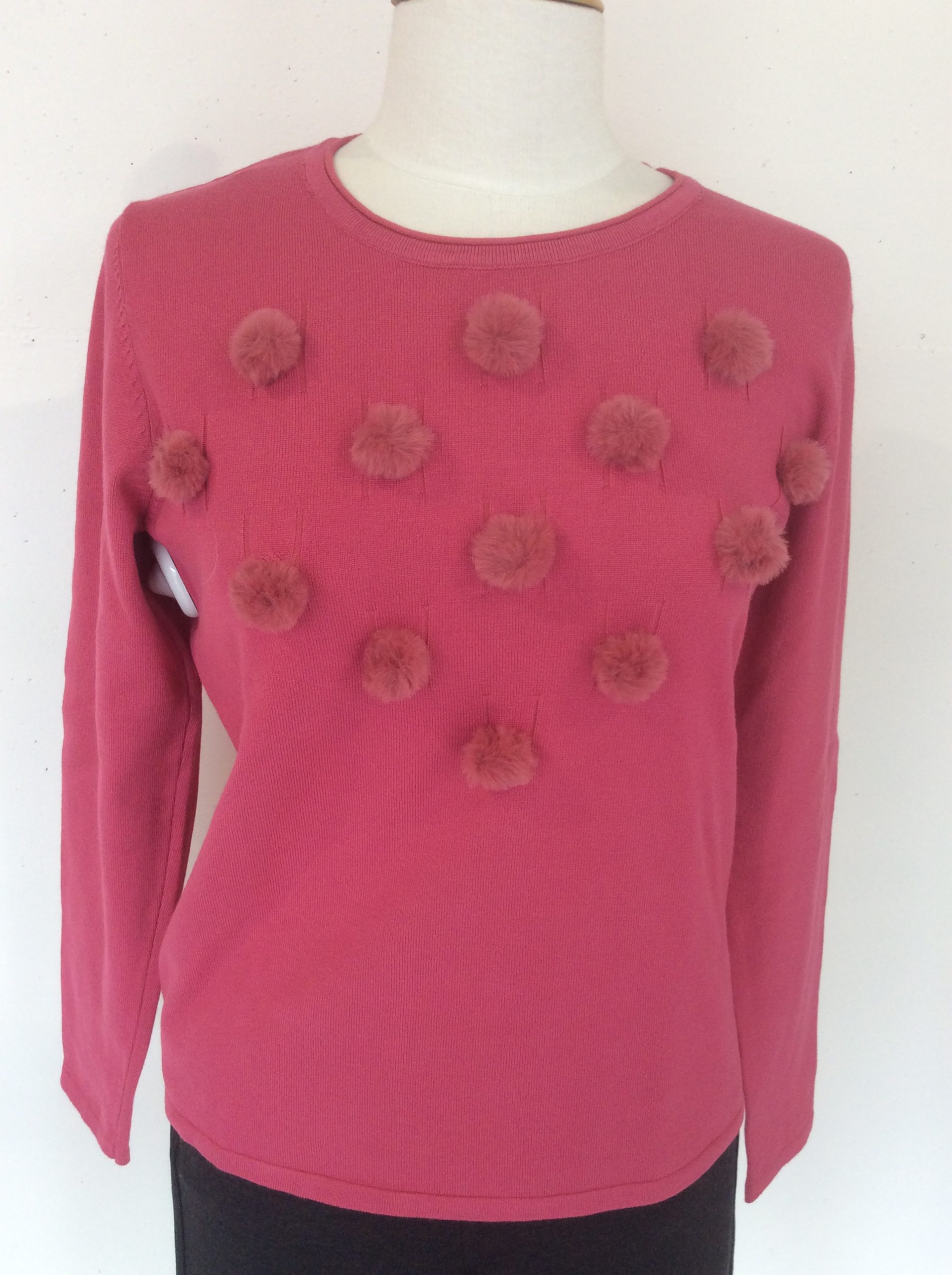 apricot pink jumper