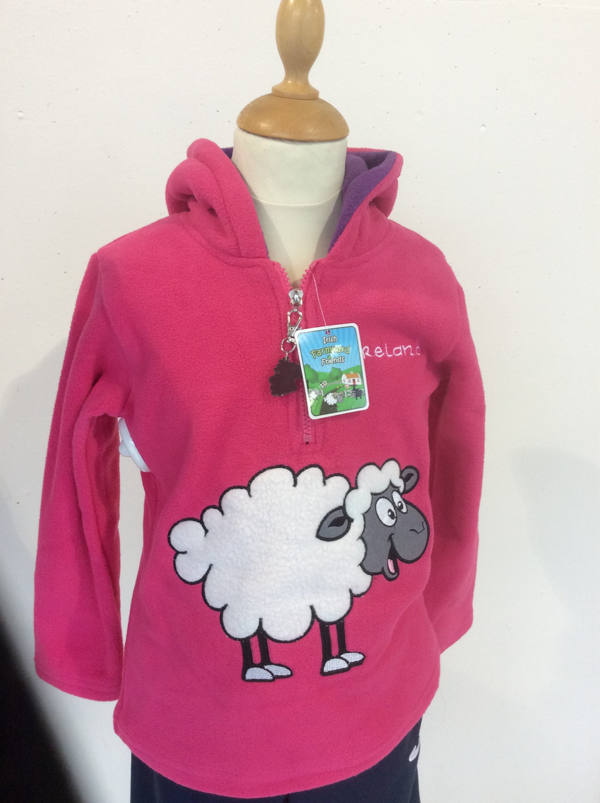Pink Sheep Quarter Zip Hoodie â Claffeys
