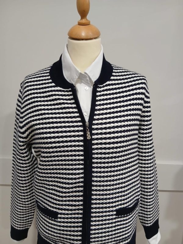 Castle Night Sky / White Jacket with Zip