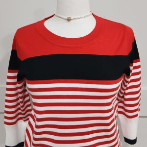Sunday Red / Navy Jumper
