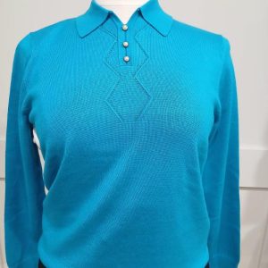 Castle Dragonfly Collar Jumper with 3 Buttons